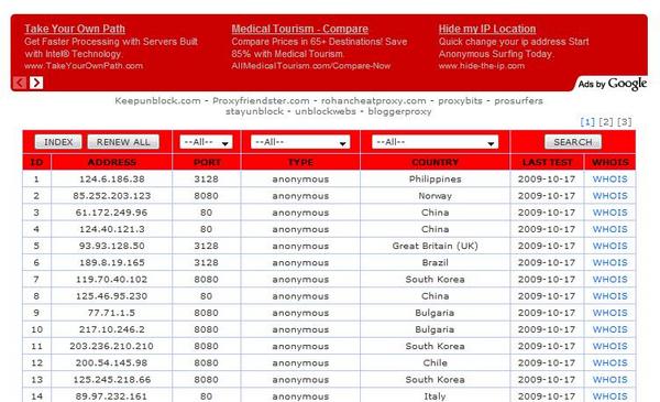 Product picture Proxy listing scripts